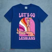 LetS Go Lesbians Lgbtq Lesbian Pride Month T-Shirt thumb 5