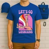 LetS Go Lesbians Lgbtq Lesbian Pride Month T-Shirt thumb 6