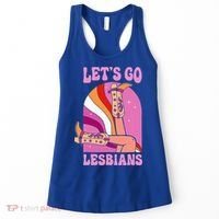 LetS Go Lesbians Lgbtq Lesbian Pride Month Women's Tank Top thumb 0