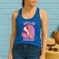 LetS Go Lesbians Lgbtq Lesbian Pride Month Women's Tank Top thumb 2