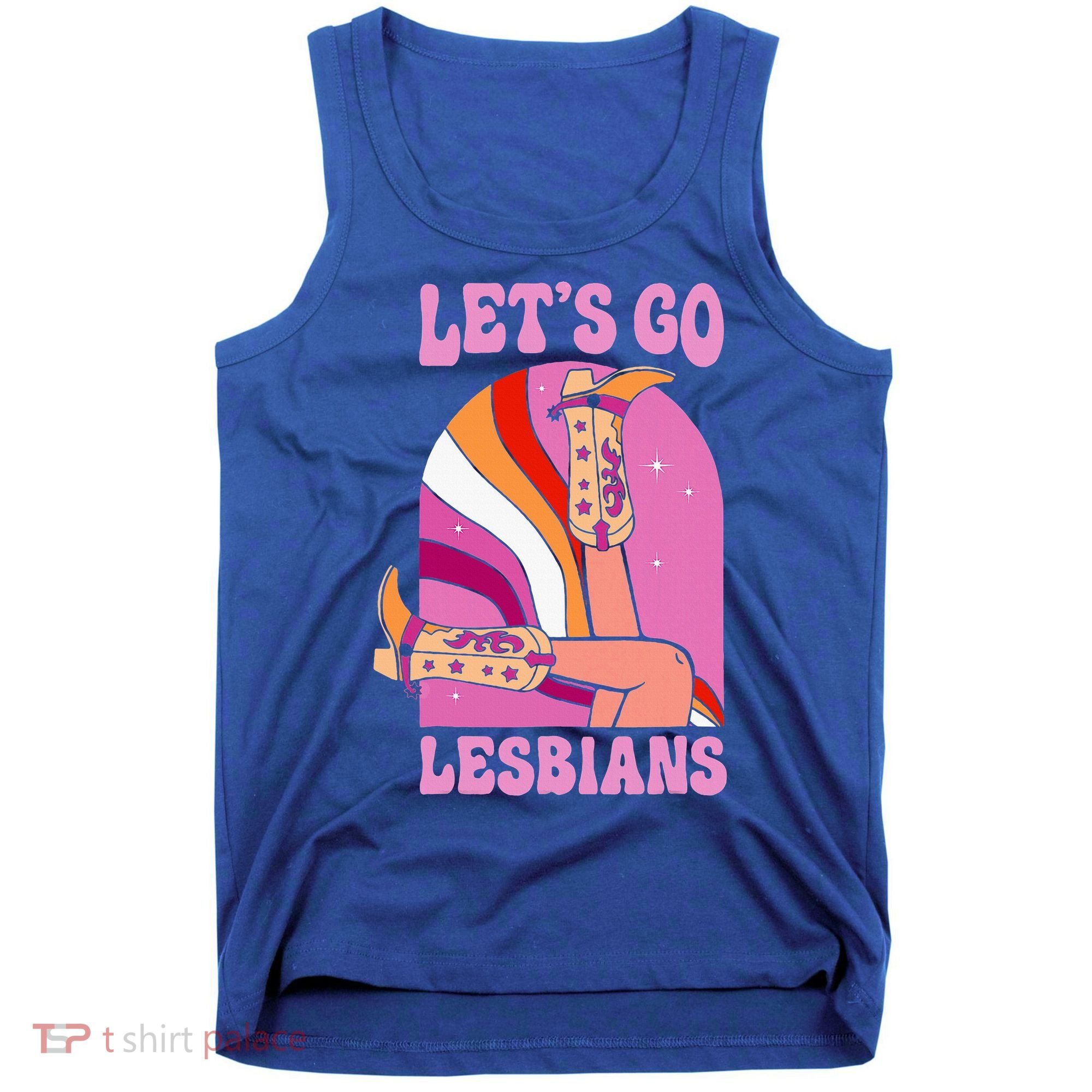 LetS Go Lesbians Lgbtq Lesbian Pride Month Tank Top