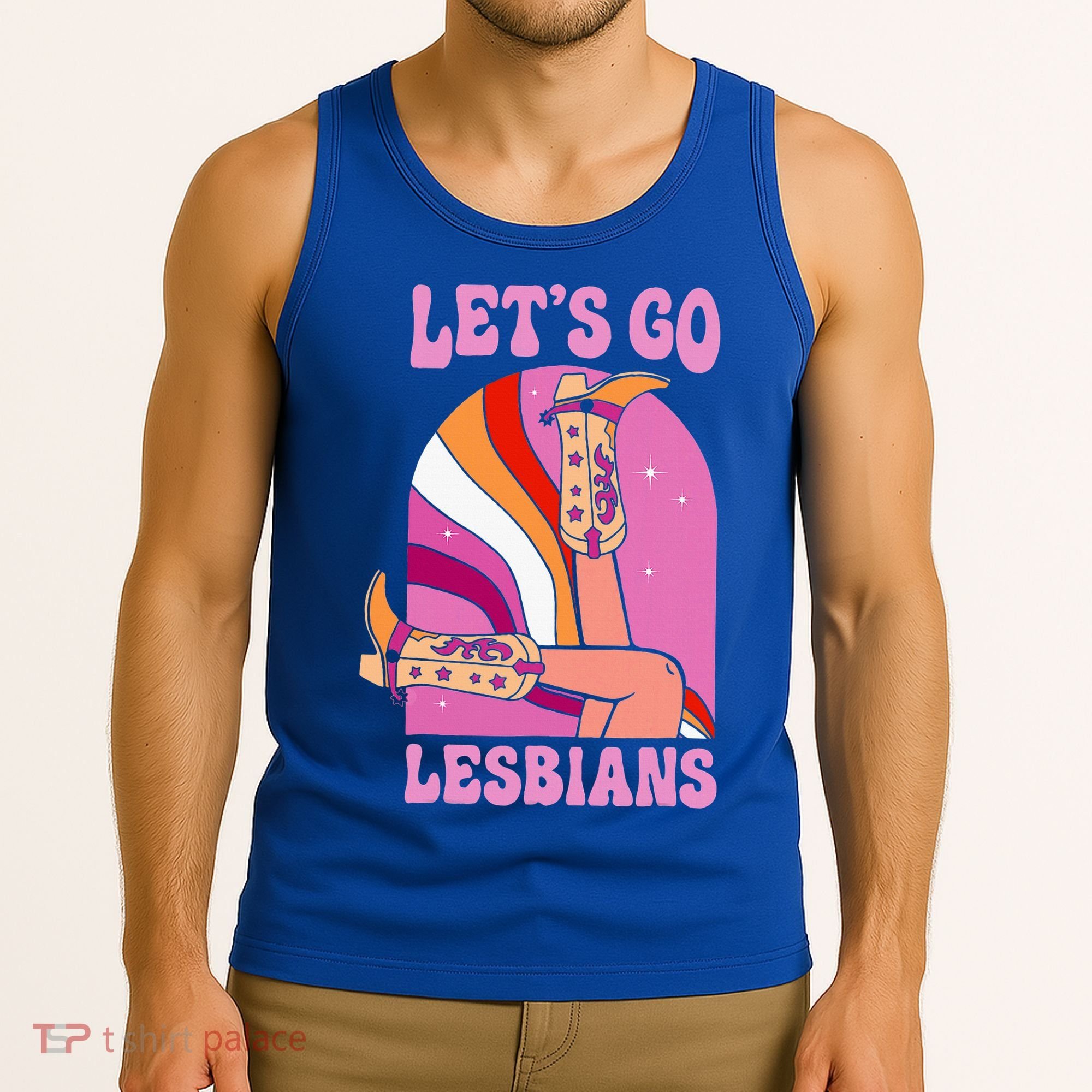 LetS Go Lesbians Lgbtq Lesbian Pride Month Tank Top
