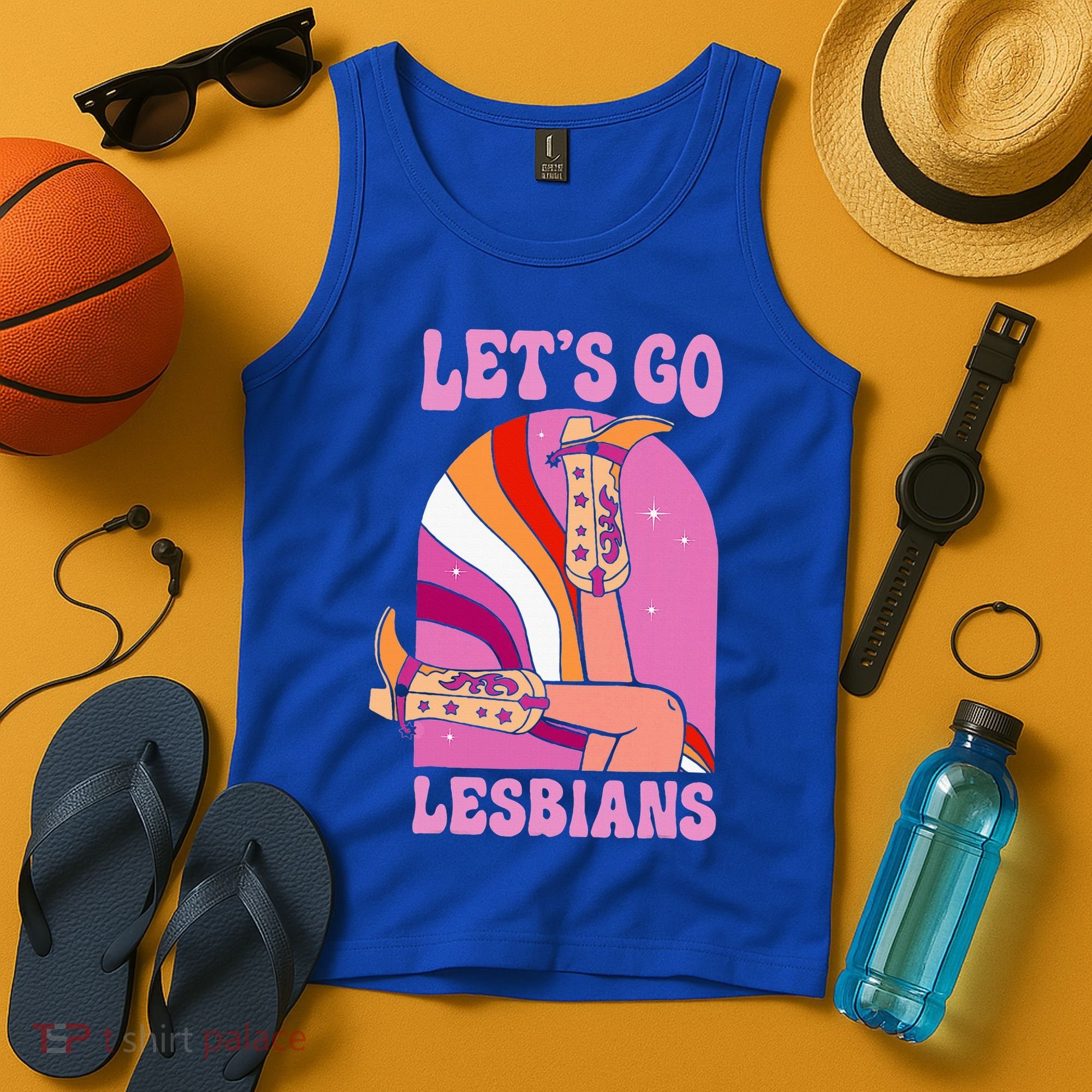 LetS Go Lesbians Lgbtq Lesbian Pride Month Tank Top