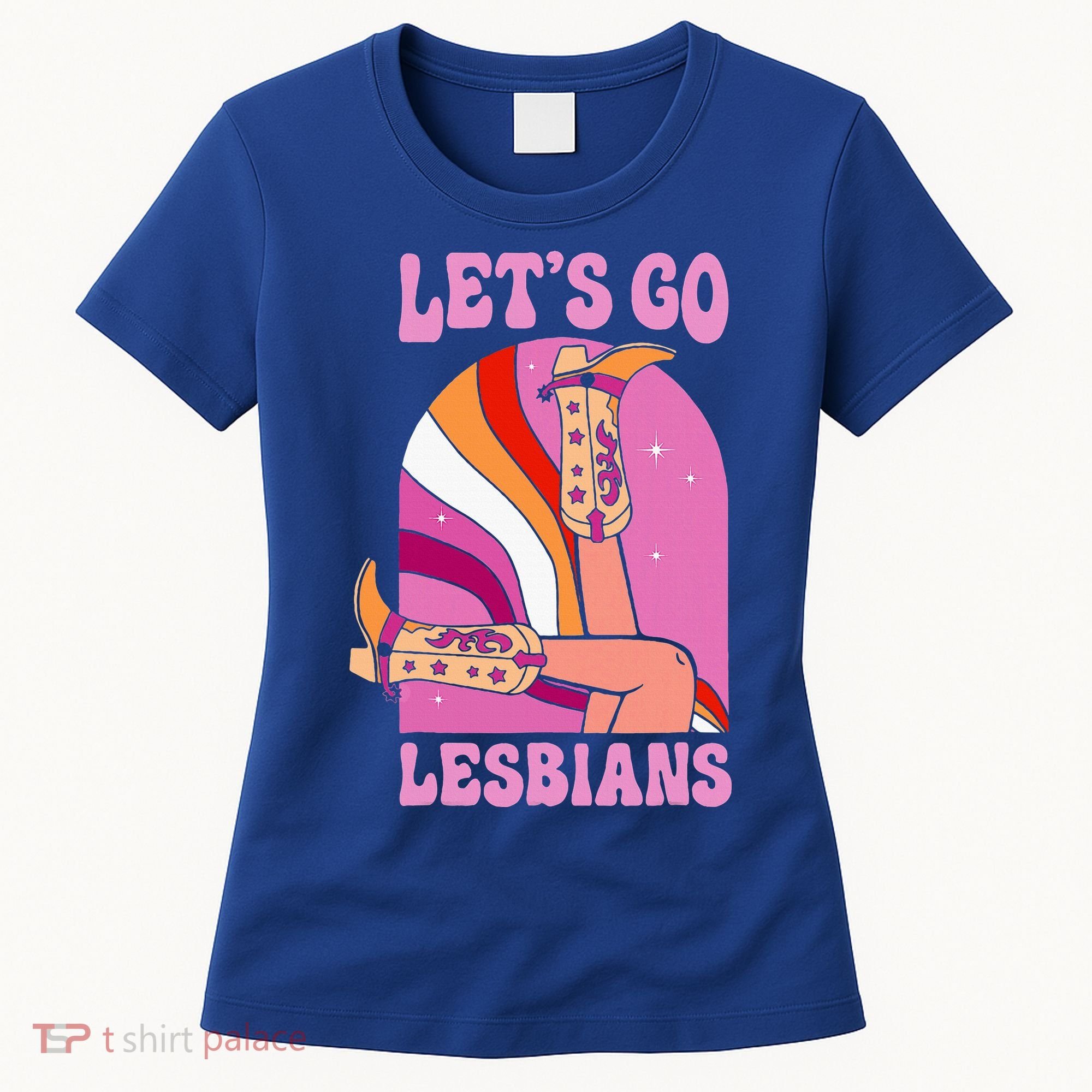 LetS Go Lesbians Lgbtq Lesbian Pride Month Women's T-Shirt