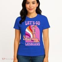 LetS Go Lesbians Lgbtq Lesbian Pride Month Women's T-Shirt thumb 4