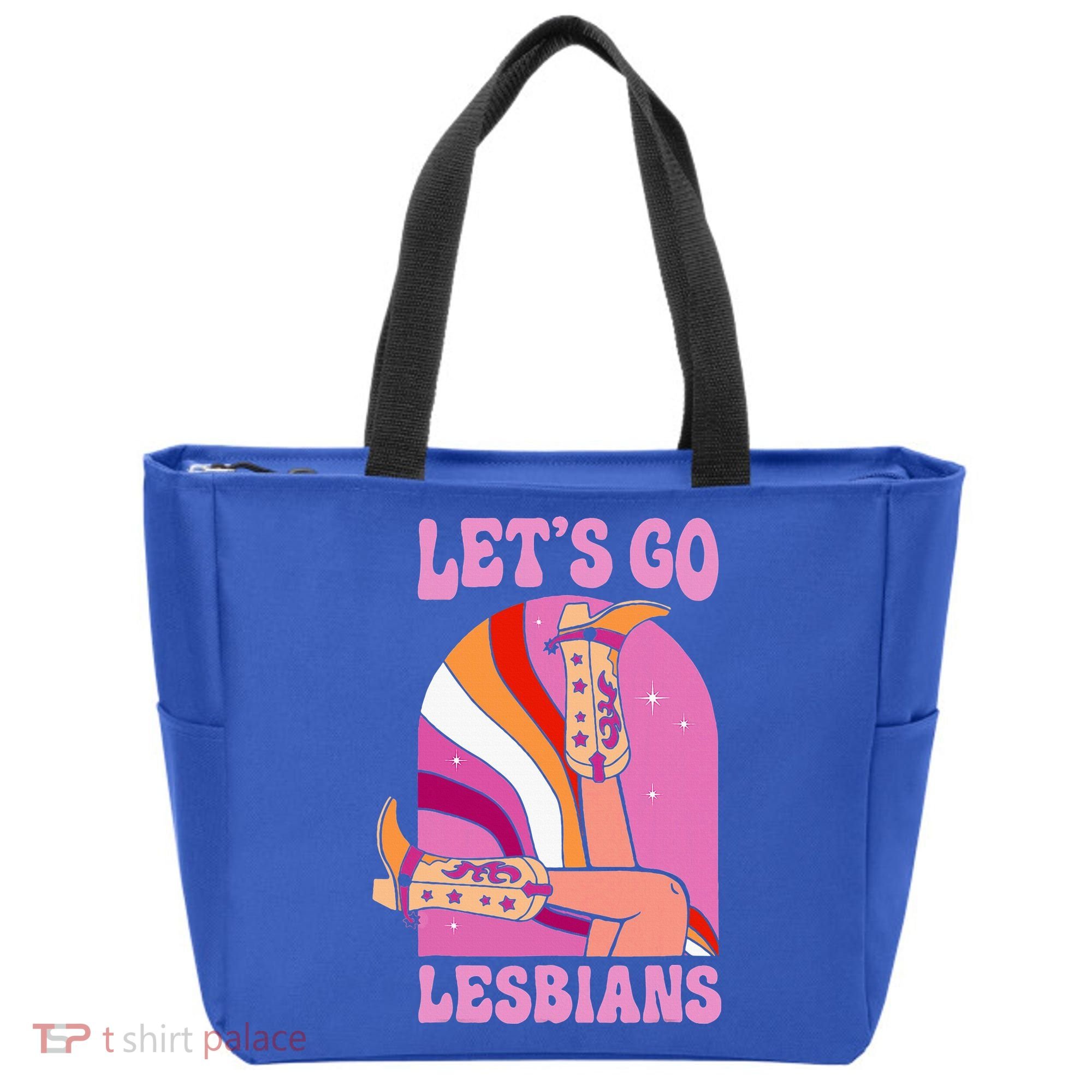 LetS Go Lesbians Lgbtq Lesbian Pride Month Tote Bag