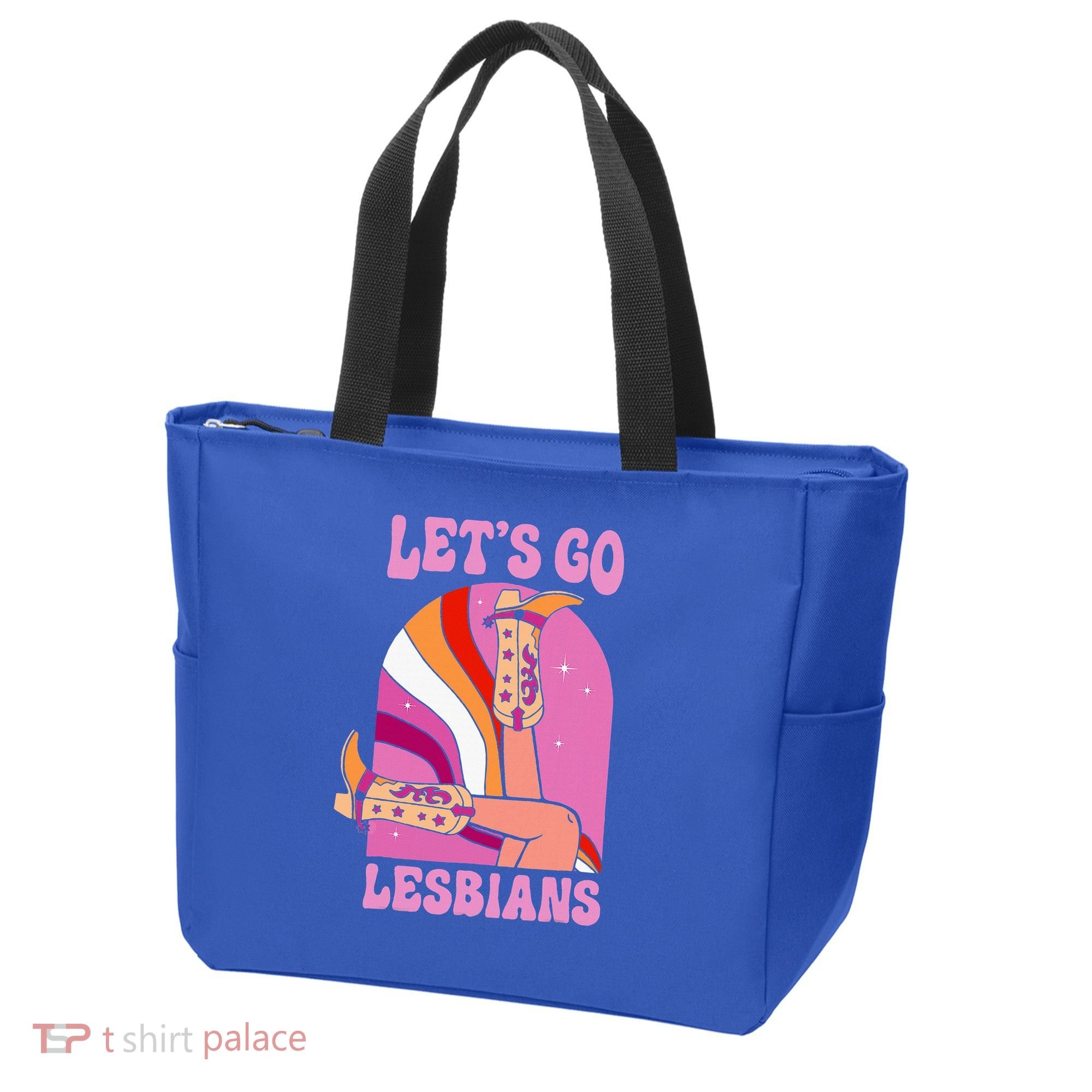 LetS Go Lesbians Lgbtq Lesbian Pride Month Tote Bag