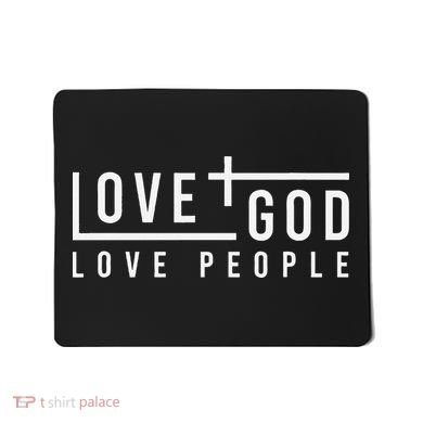 Love God Love People Mousepad
