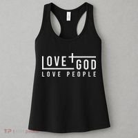 Love God Love People Women's Tank Top thumb 3