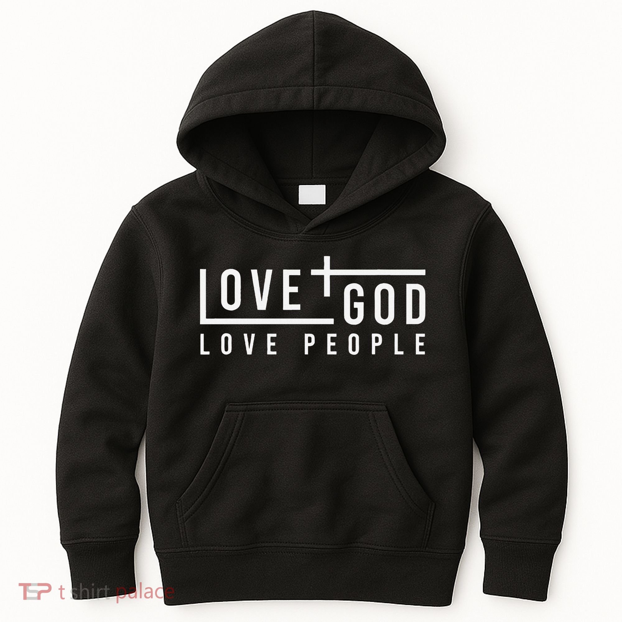 Love God Love People Kids Hoodie