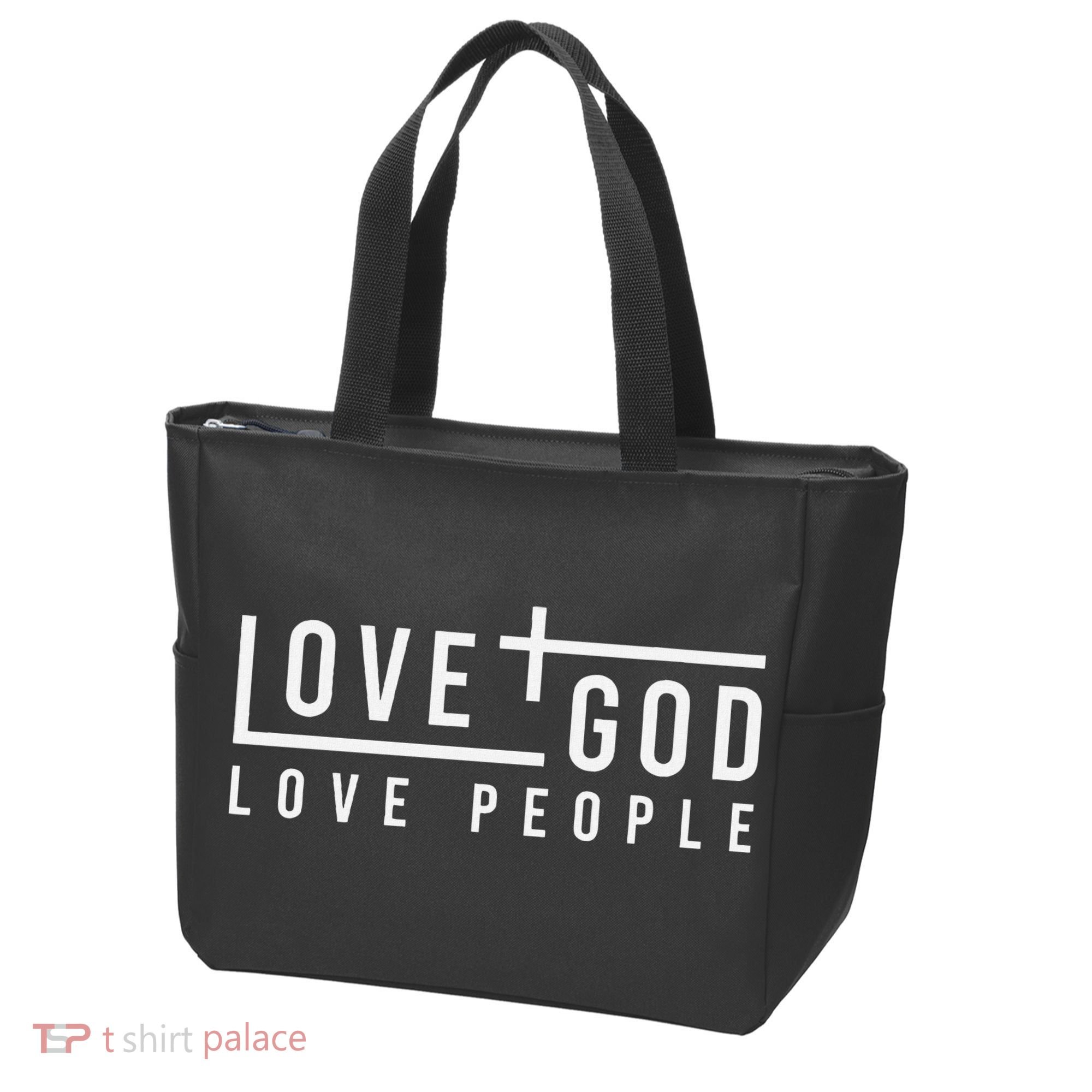 Love God Love People Tote Bag