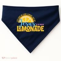 Life Gave Me Some Lemonds My Jesus Making Lemonade USA-Made Doggie Bandana thumb 0