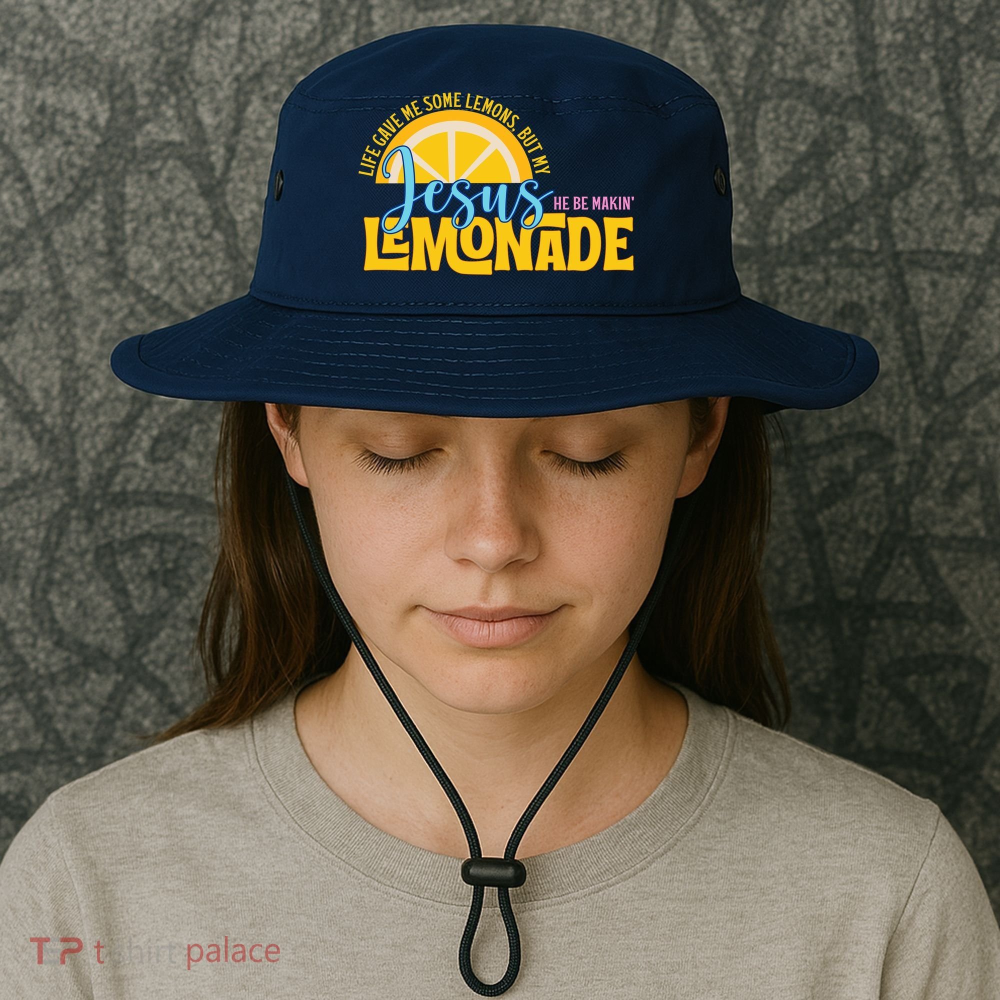 Life Gave Me Some Lemonds My Jesus Making Lemonade Bucket Hat