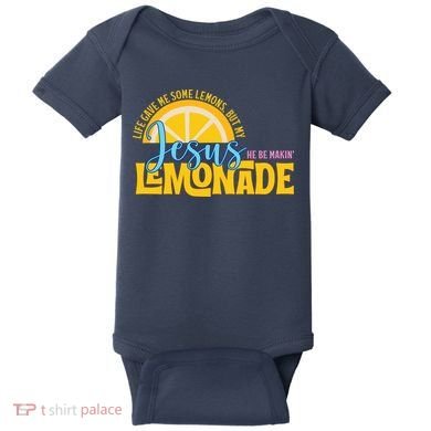 Life Gave Me Some Lemonds My Jesus Making Lemonade Baby Bodysuit