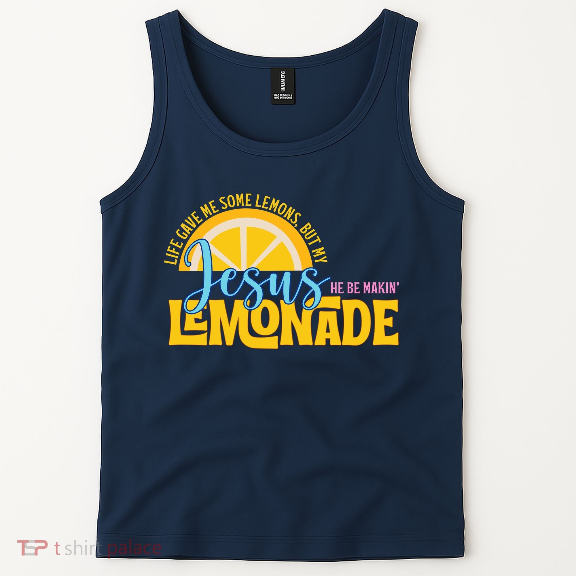 Life Gave Me Some Lemonds My Jesus Making Lemonade Tank Top
