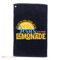 Life Gave Me Some Lemonds My Jesus Making Lemonade Golf Towel thumb 0