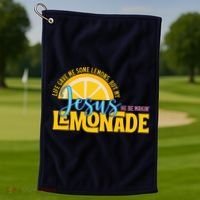 Life Gave Me Some Lemonds My Jesus Making Lemonade Golf Towel thumb 1