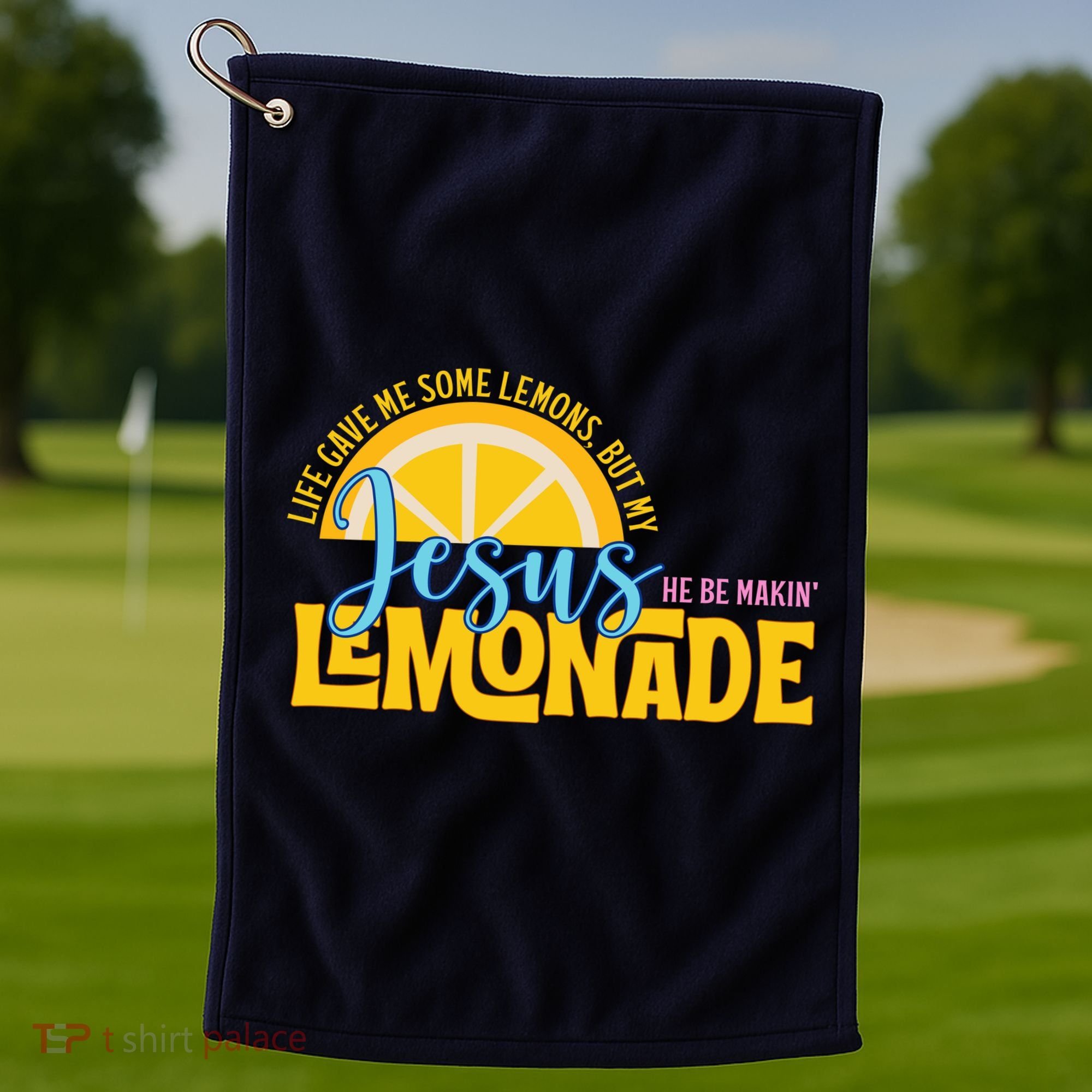 Life Gave Me Some Lemonds My Jesus Making Lemonade Golf Towel