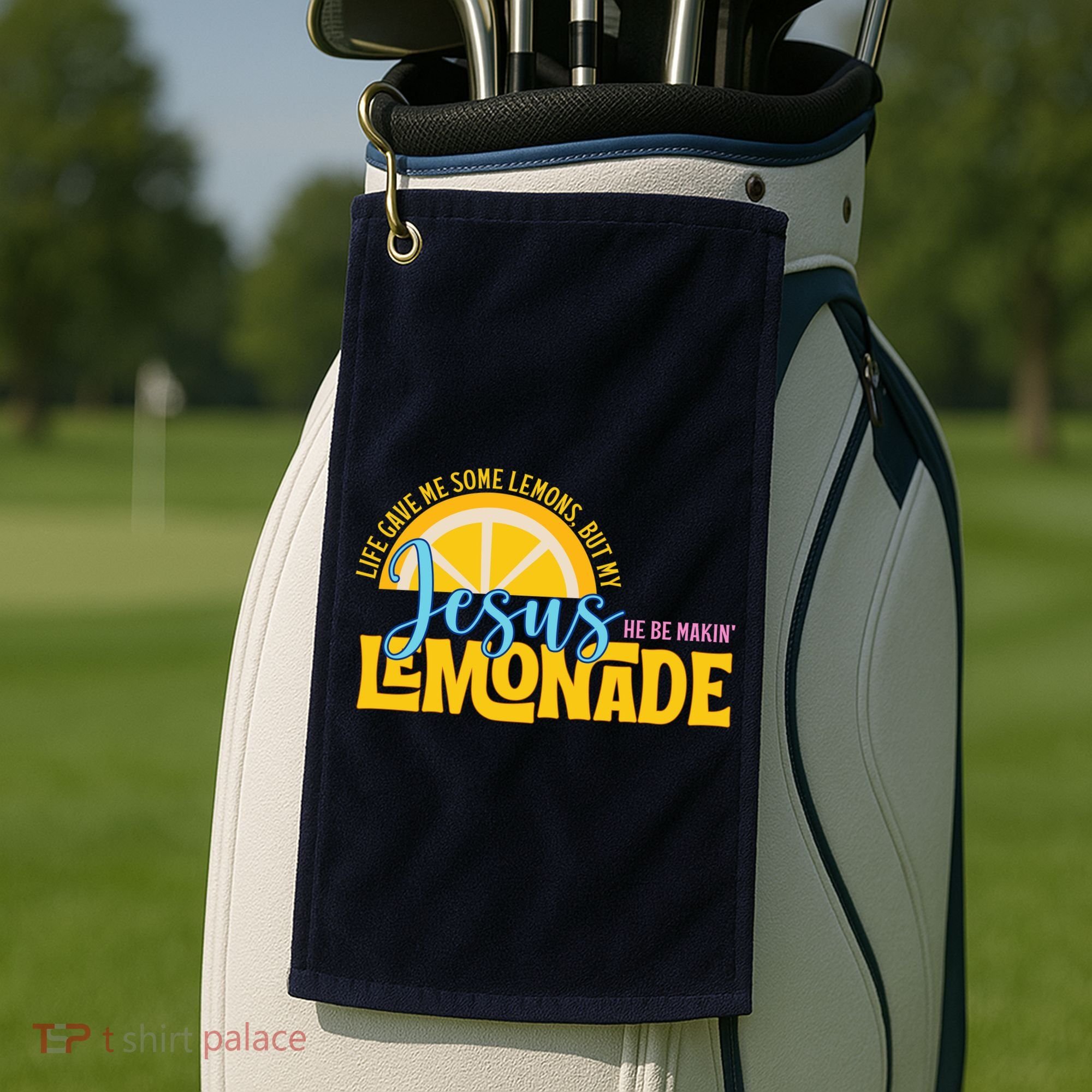 Life Gave Me Some Lemonds My Jesus Making Lemonade Golf Towel