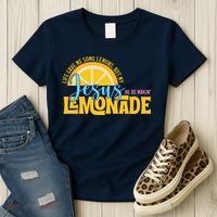 Life Gave Me Some Lemonds My Jesus Making Lemonade Women's T-Shirt thumb 3