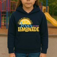 Life Gave Me Some Lemonds My Jesus Making Lemonade Kids Hoodie thumb 3