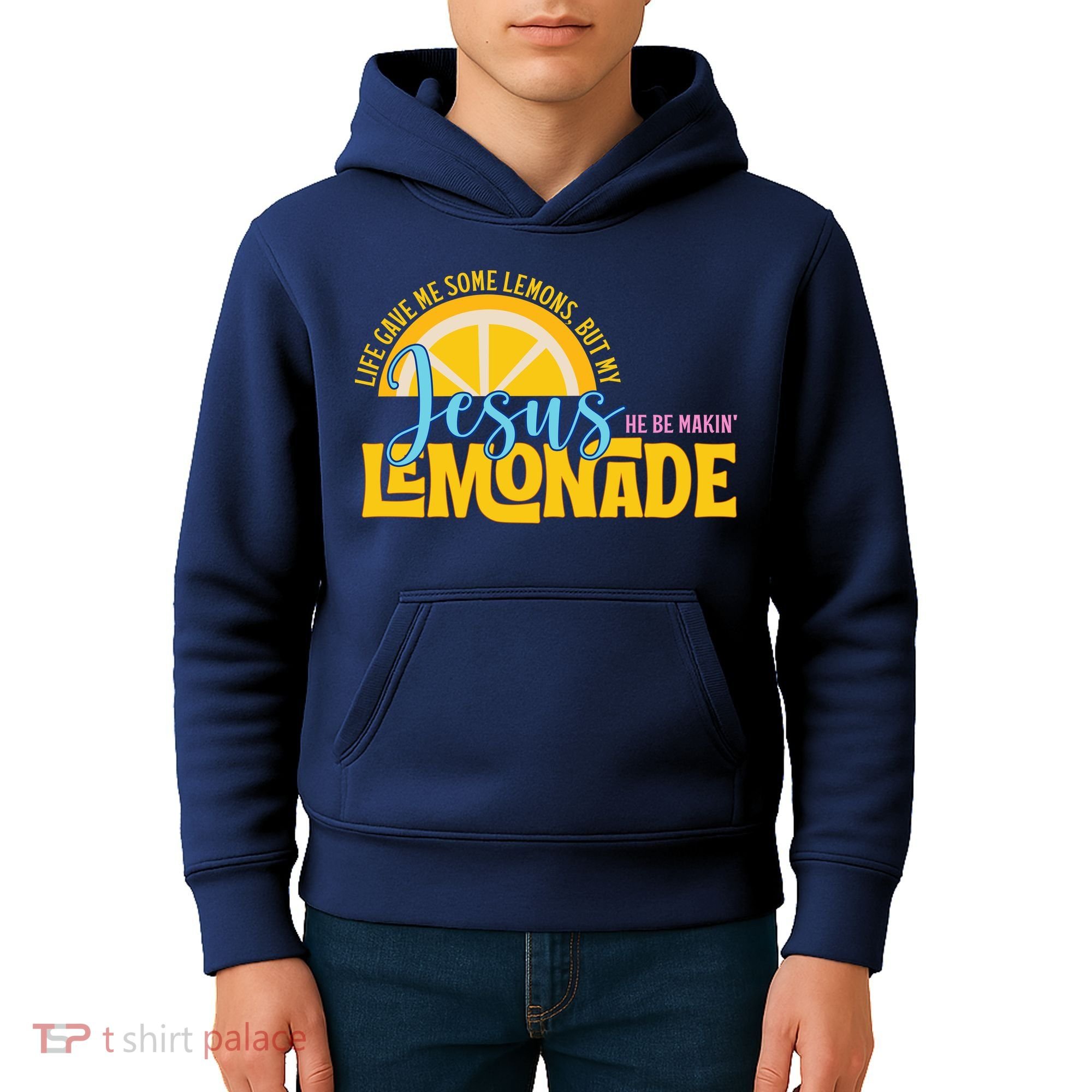 Life Gave Me Some Lemonds My Jesus Making Lemonade Kids Hoodie