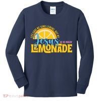Life Gave Me Some Lemonds My Jesus Making Lemonade Kids Long Sleeve Shirt thumb 0