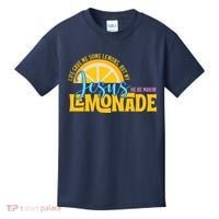 Life Gave Me Some Lemonds My Jesus Making Lemonade Kids T-Shirt thumb 0