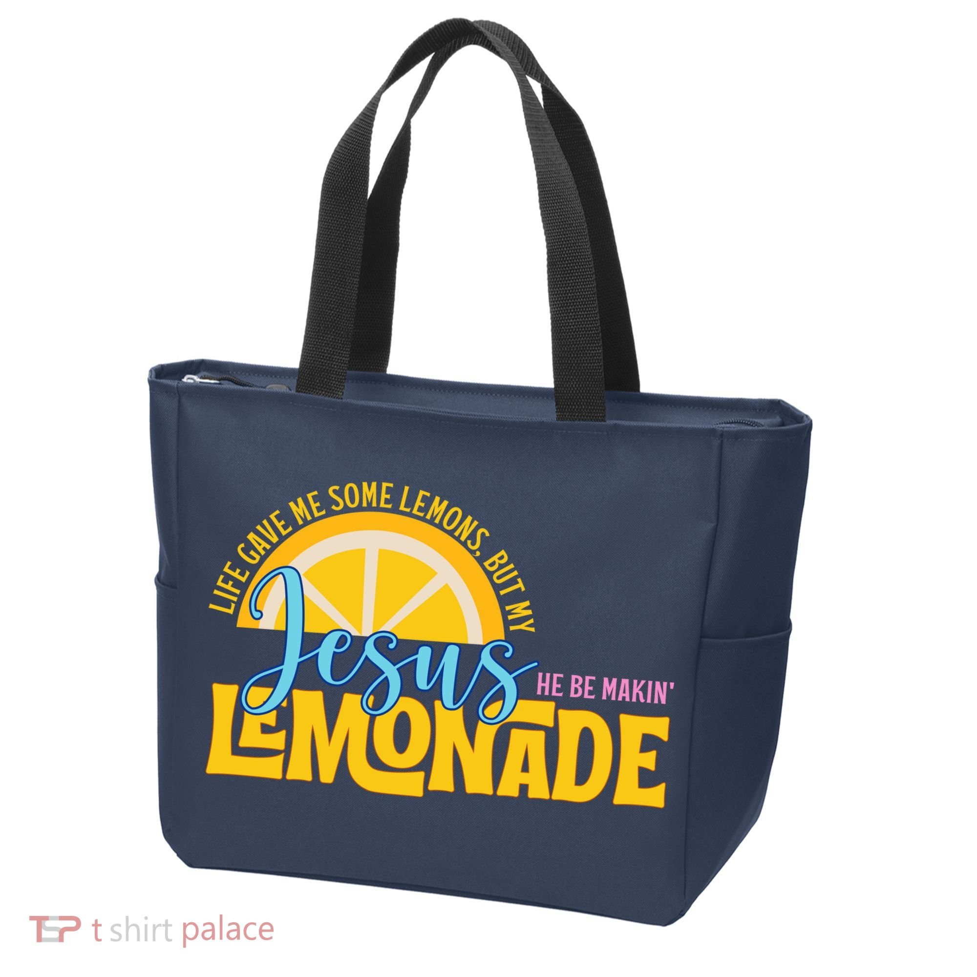 Life Gave Me Some Lemonds My Jesus Making Lemonade Tote Bag