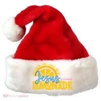 Life Gave Me Some Lemonds My Jesus Making Lemonade Santa Hat thumb 0