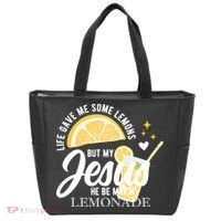 Life Gave Me Lemons But My Jesus Makes Lemonade Tote Bag thumb 0