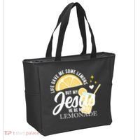 Life Gave Me Lemons But My Jesus Makes Lemonade Tote Bag thumb 2