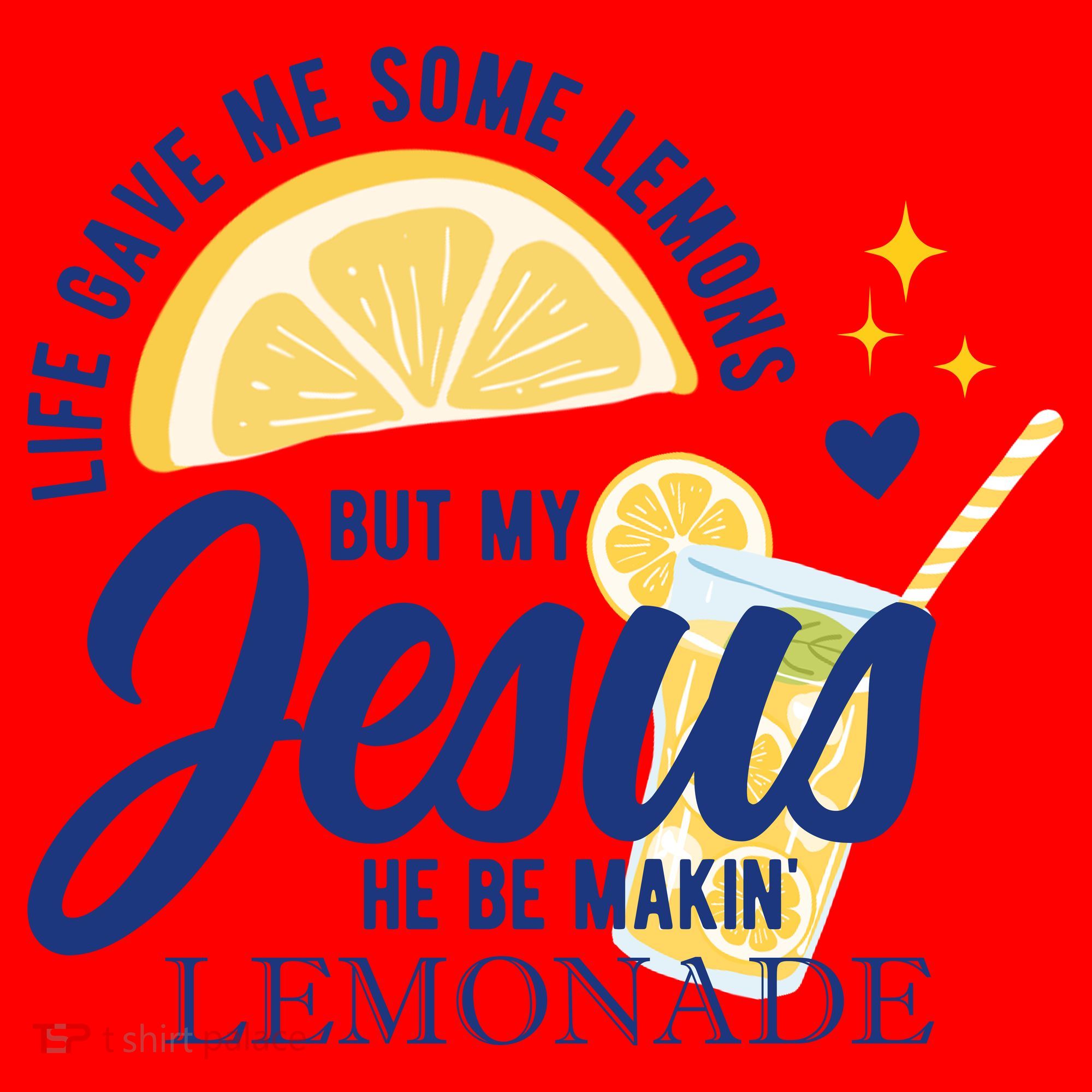 Life Gave Me Lemons But My Jesus Makes Lemonade Santa Hat