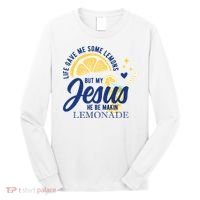 Life Gave Me Lemons But My Jesus Makes Lemonade Long Sleeve Shirt thumb 0