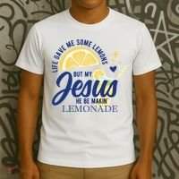Life Gave Me Lemons But My Jesus Makes Lemonade T-Shirt thumb 3