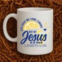 Life Gave Me Lemons But My Jesus Makes Lemonade Coffee Mug thumb 2