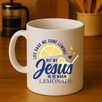 Life Gave Me Lemons But My Jesus Makes Lemonade Coffee Mug thumb 4