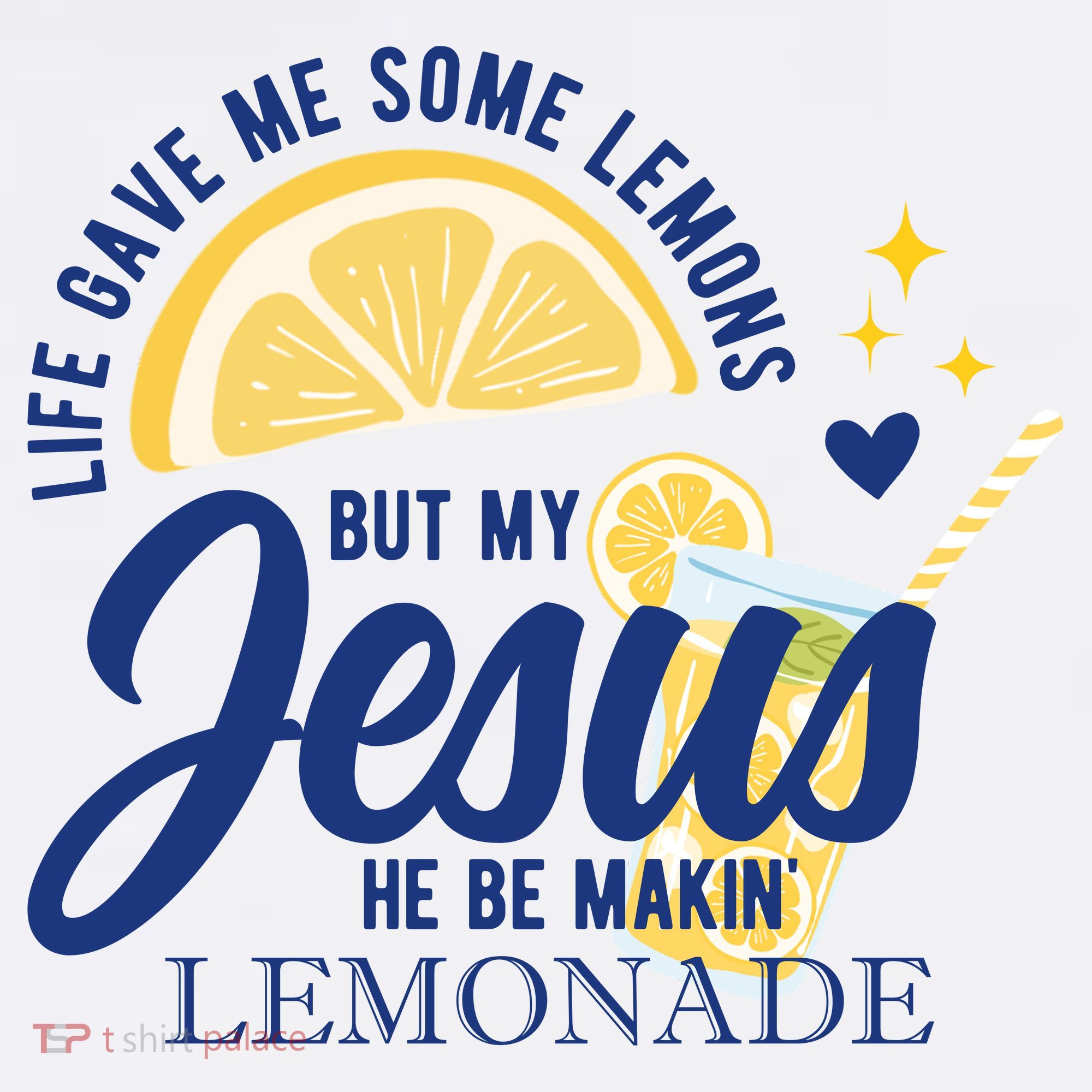 Life Gave Me Lemons But My Jesus Makes Lemonade Polo