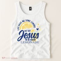 Life Gave Me Lemons But My Jesus Makes Lemonade Tank Top thumb 2