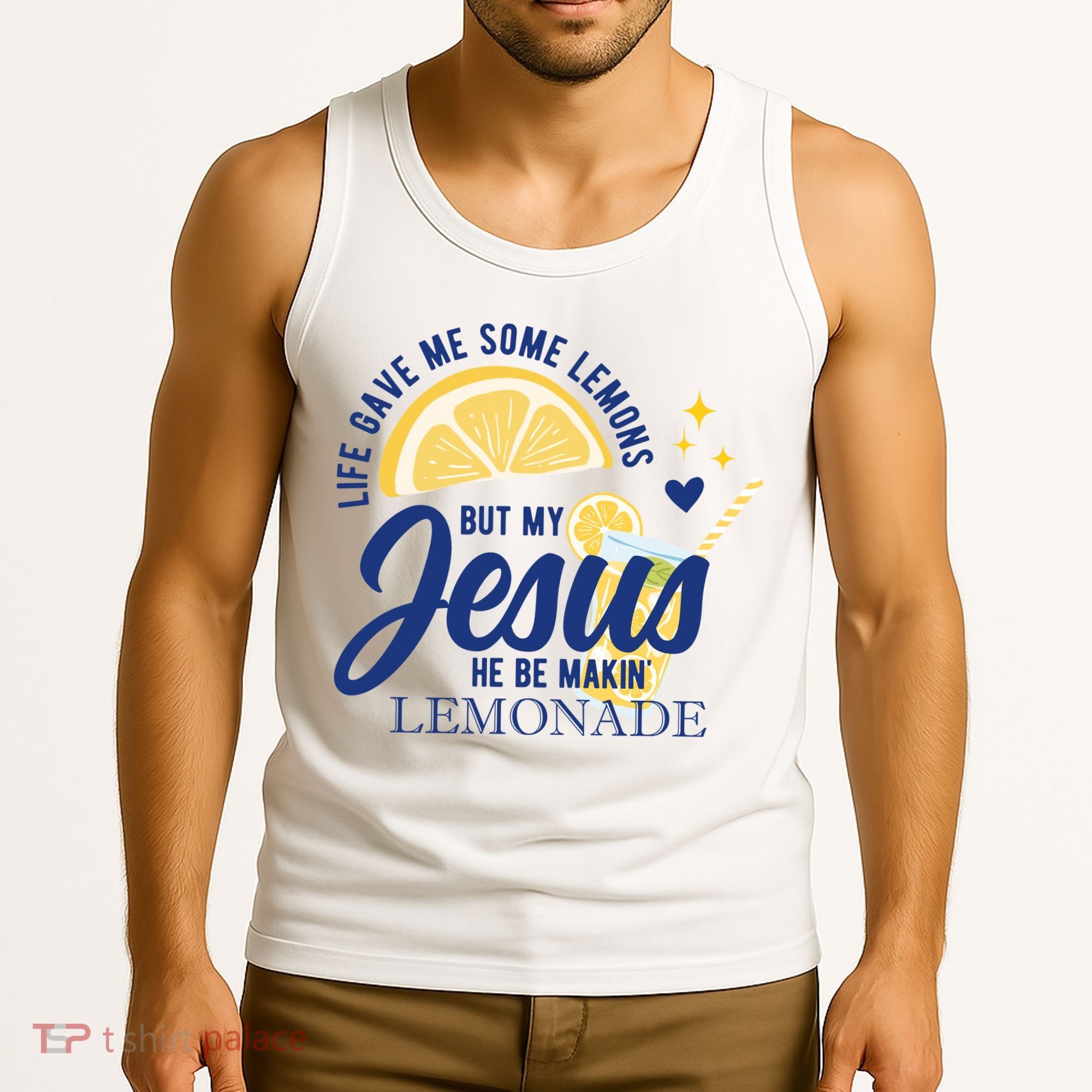 Life Gave Me Lemons But My Jesus Makes Lemonade Tank Top