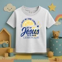 Life Gave Me Lemons But My Jesus Makes Lemonade Toddler T-Shirt thumb 3