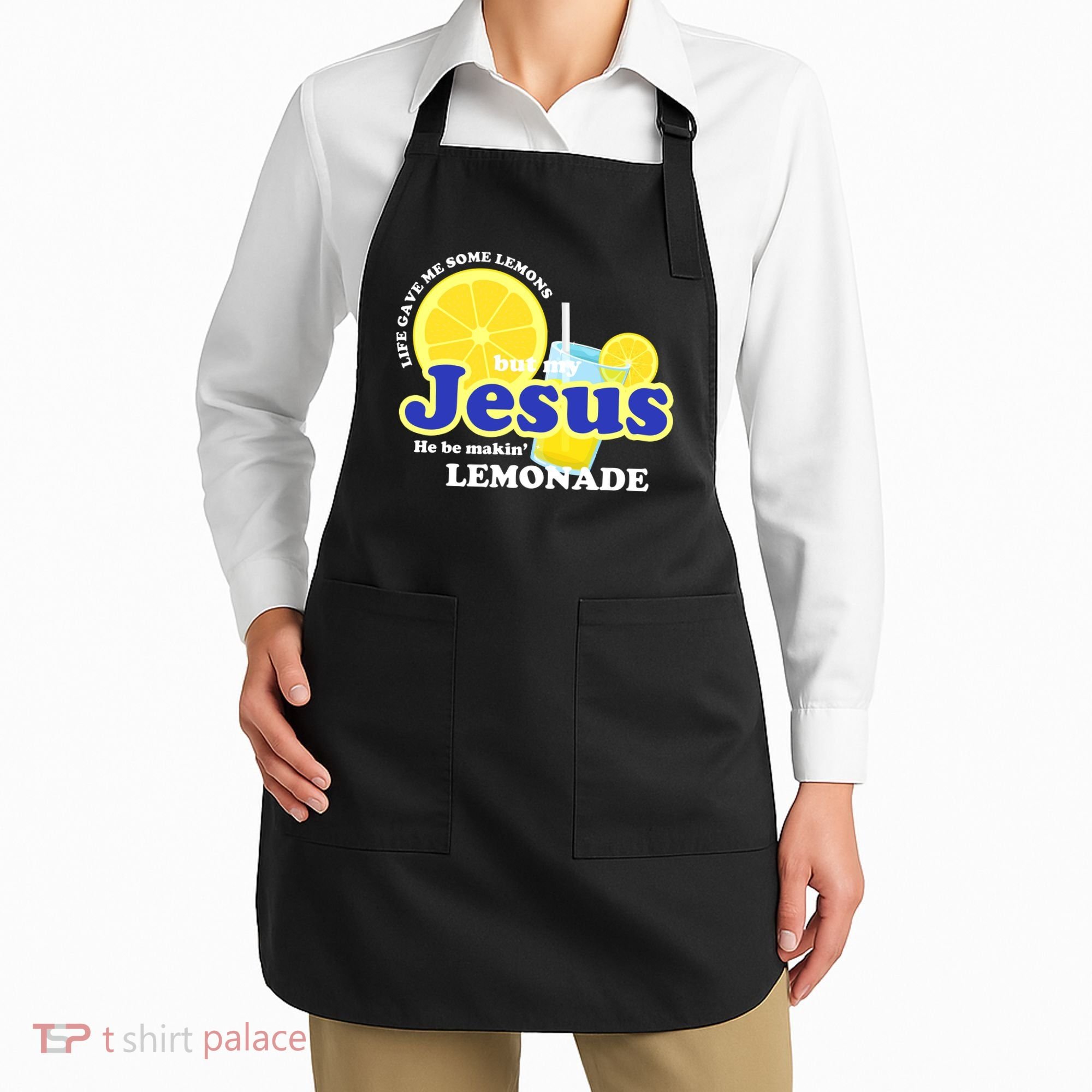 Life Gave Me Some Lemons Jesus Lemonade Christian Quote Apron