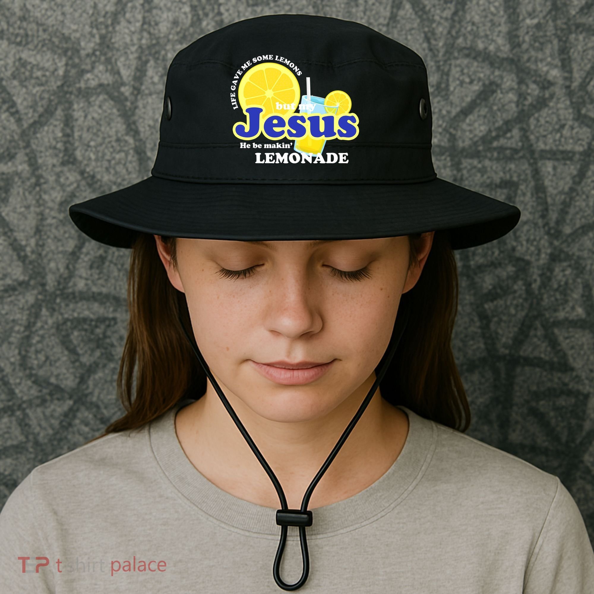 Life Gave Me Some Lemons Jesus Lemonade Christian Quote Bucket Hat