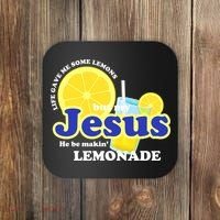 Life Gave Me Some Lemons Jesus Lemonade Christian Quote Coaster thumb 0