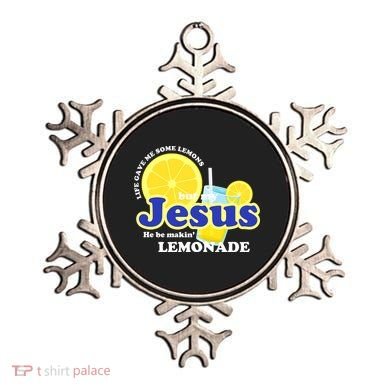 Life Gave Me Some Lemons Jesus Lemonade Christian Quote Ornament