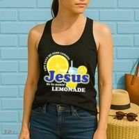 Life Gave Me Some Lemons Jesus Lemonade Christian Quote Women's Tank Top thumb 2