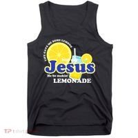 Life Gave Me Some Lemons Jesus Lemonade Christian Quote Tank Top thumb 0