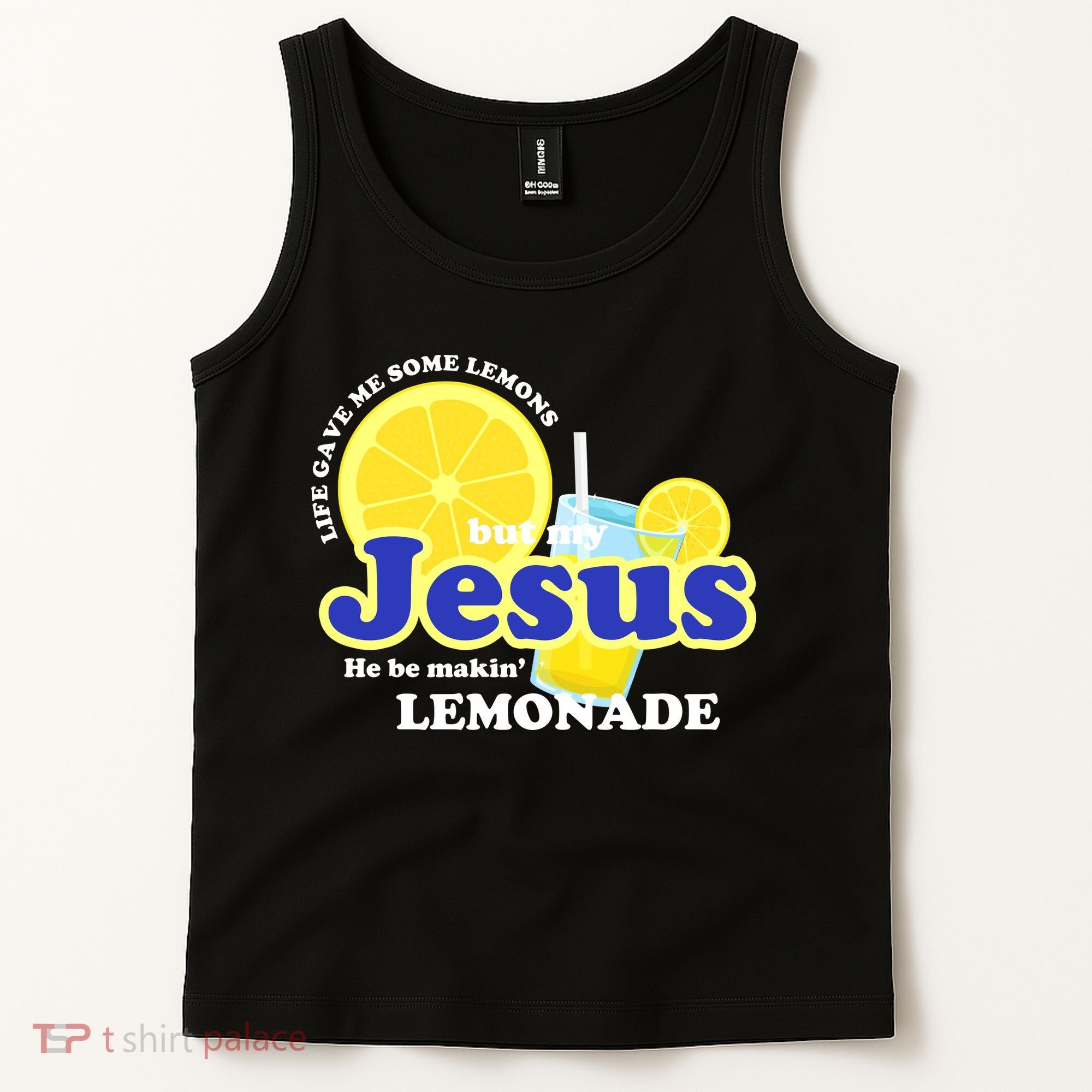 Life Gave Me Some Lemons Jesus Lemonade Christian Quote Tank Top