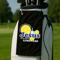 Life Gave Me Some Lemons Jesus Lemonade Christian Quote Golf Towel thumb 2