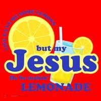 Life Gave Me Some Lemons Jesus Lemonade Christian Quote Santa Hat thumb 1